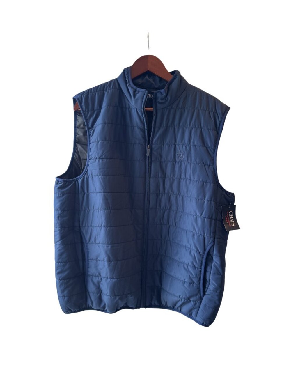 Chaps Blue Packable Vest - Size XL - NWT